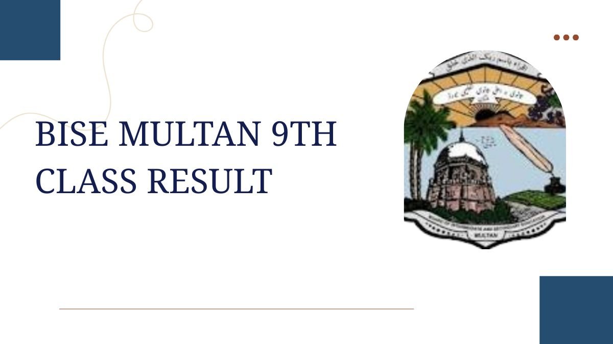 Bise Multan Board 9th Class Result