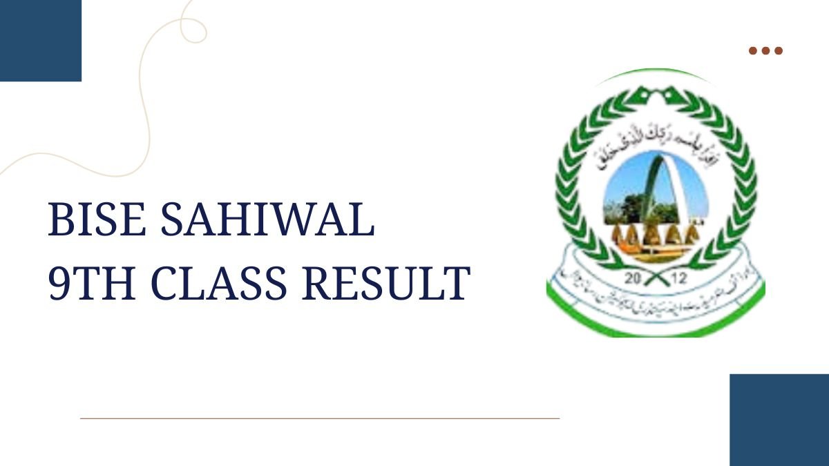 Bise Sahiwal Board 9th Class Result